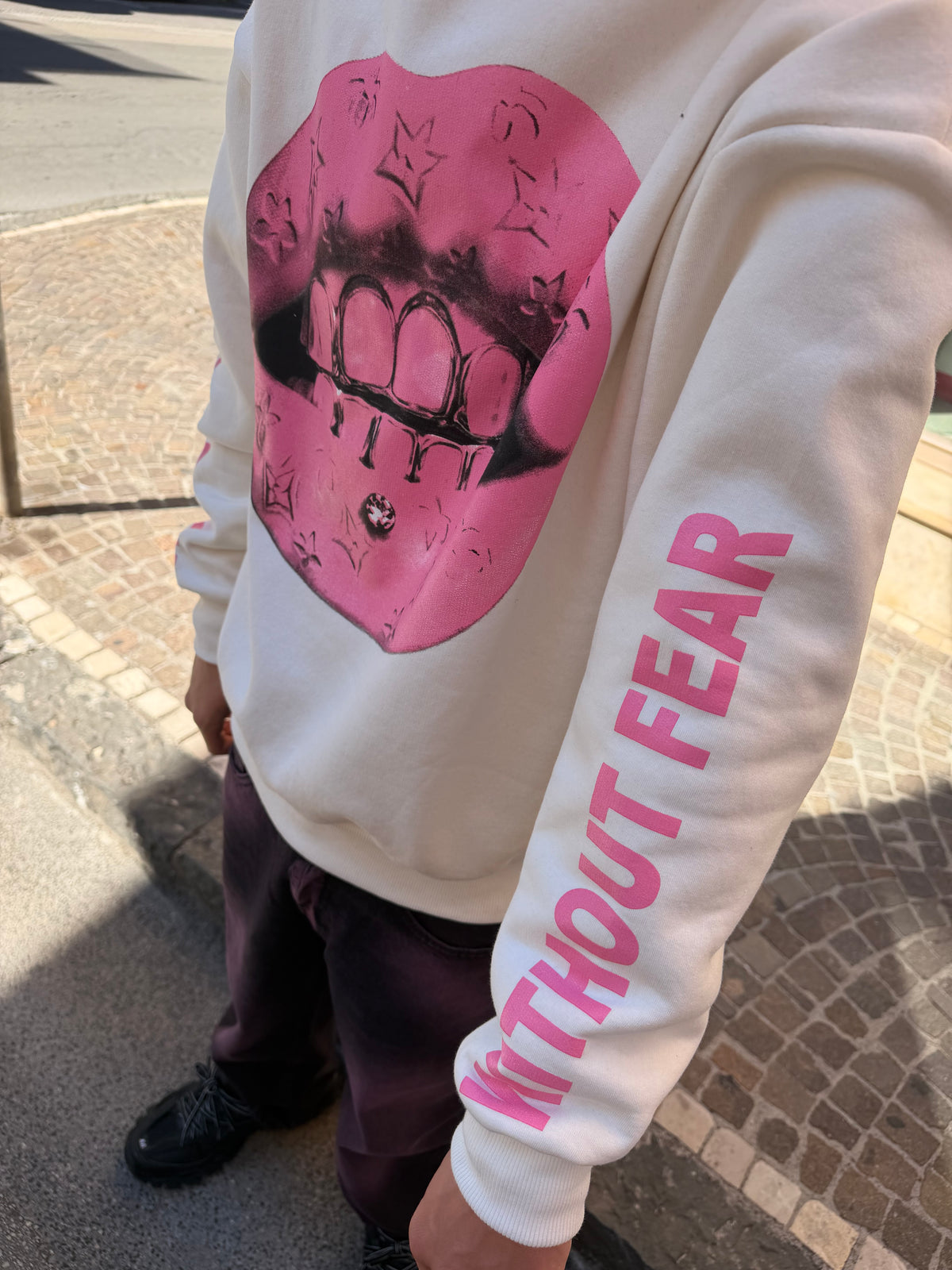 Felpa Lips Pink