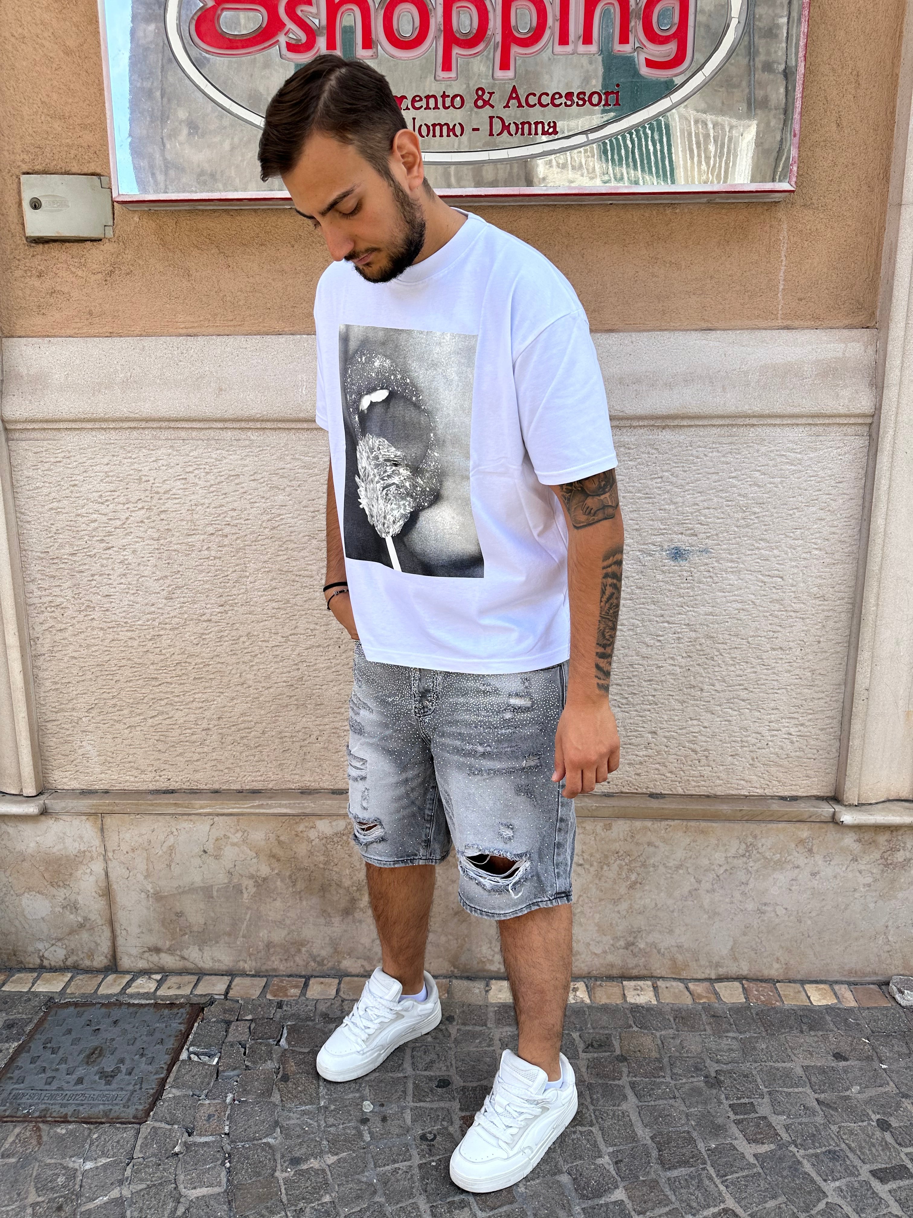 Shorts Grey diamond