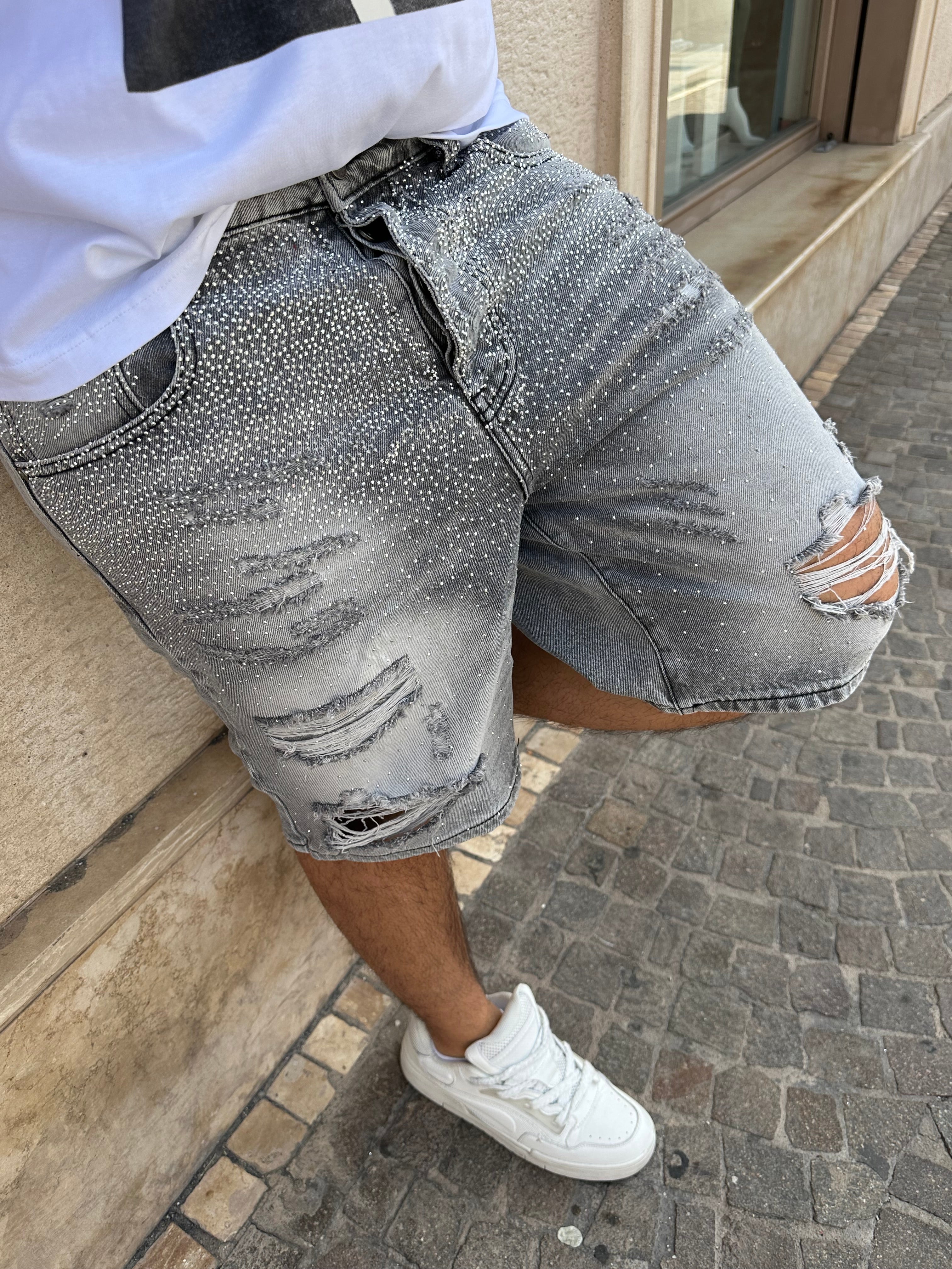 Shorts Grey diamond