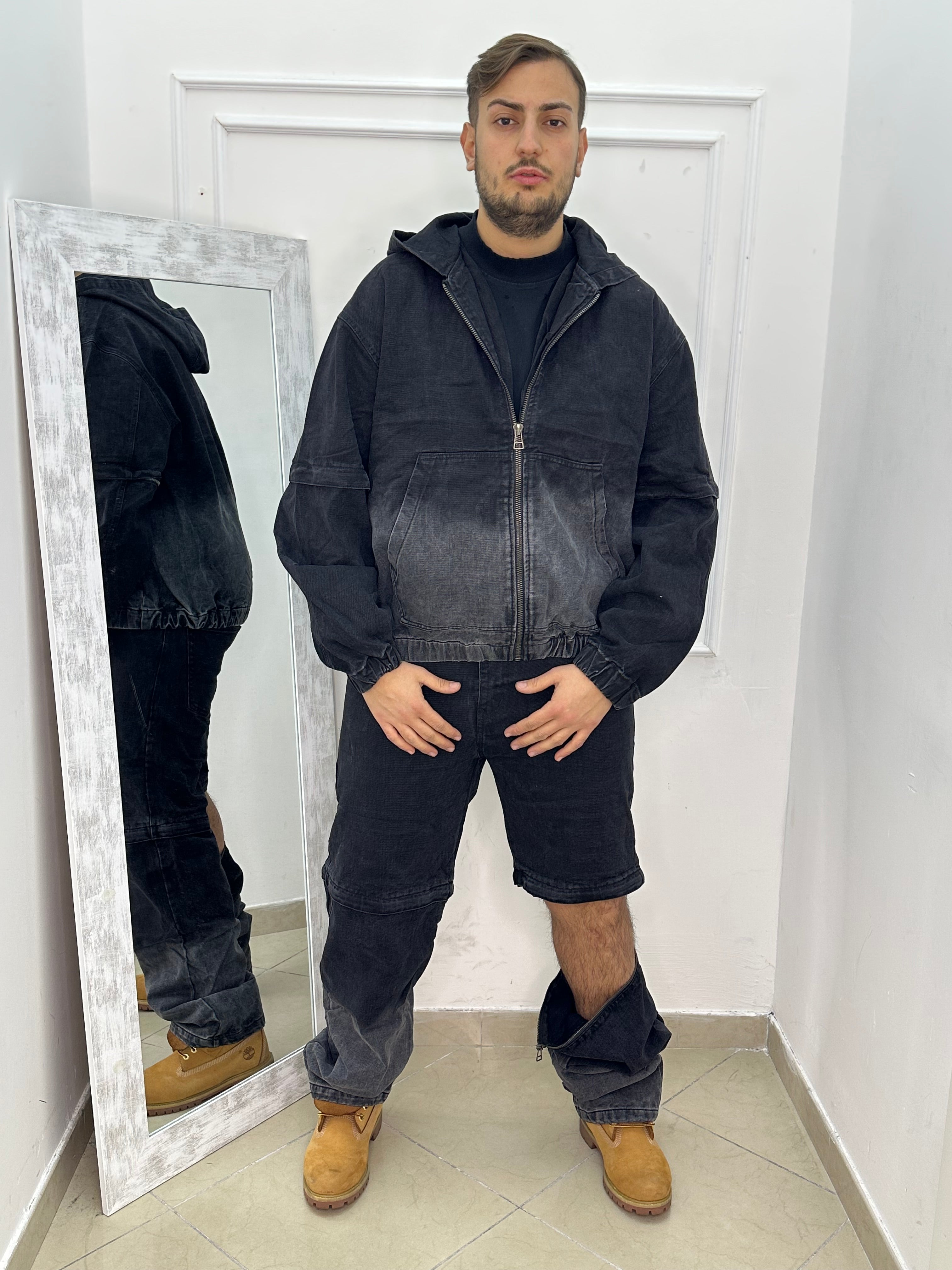 Completo in denim Wash