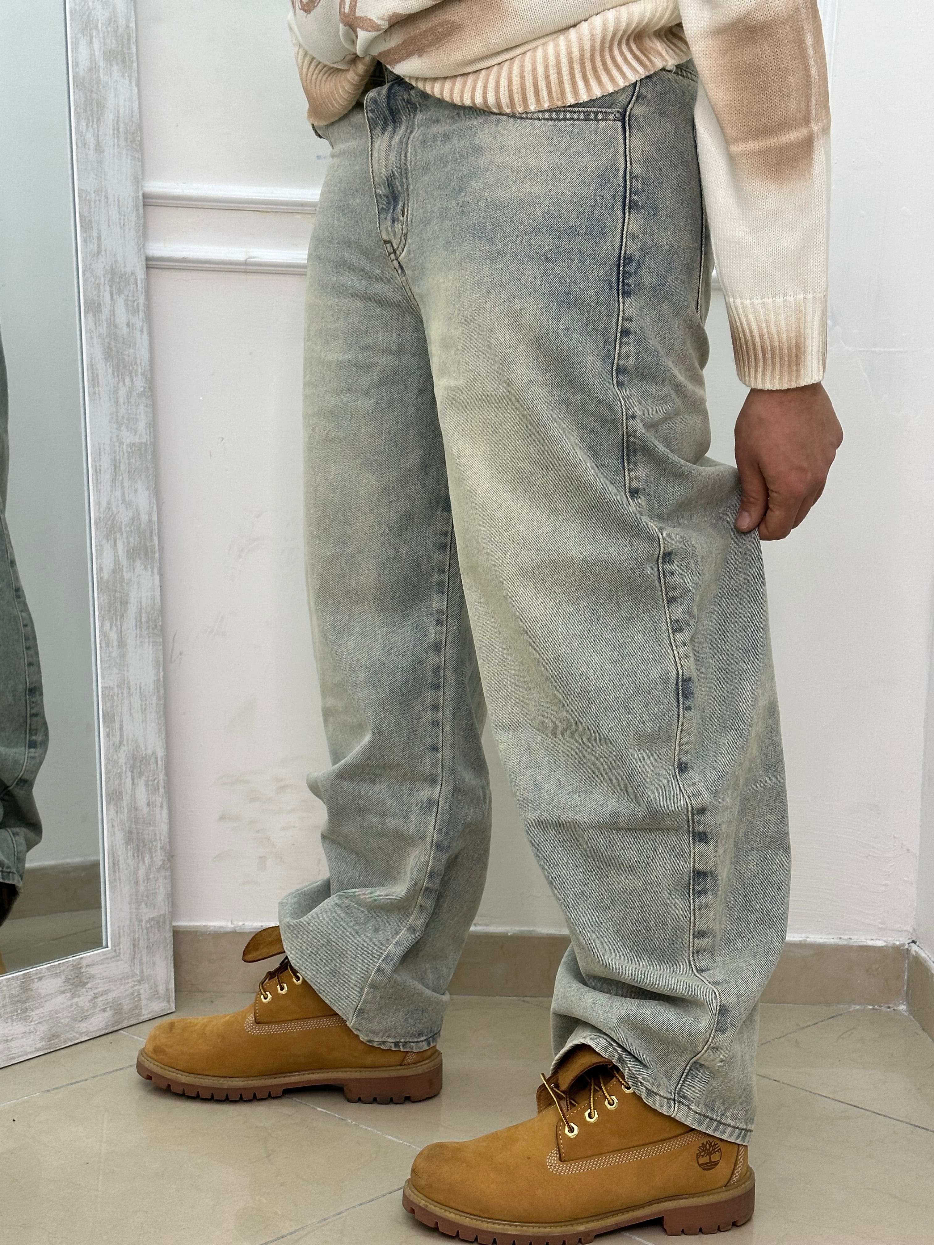 Jeans Baggy sabbiato