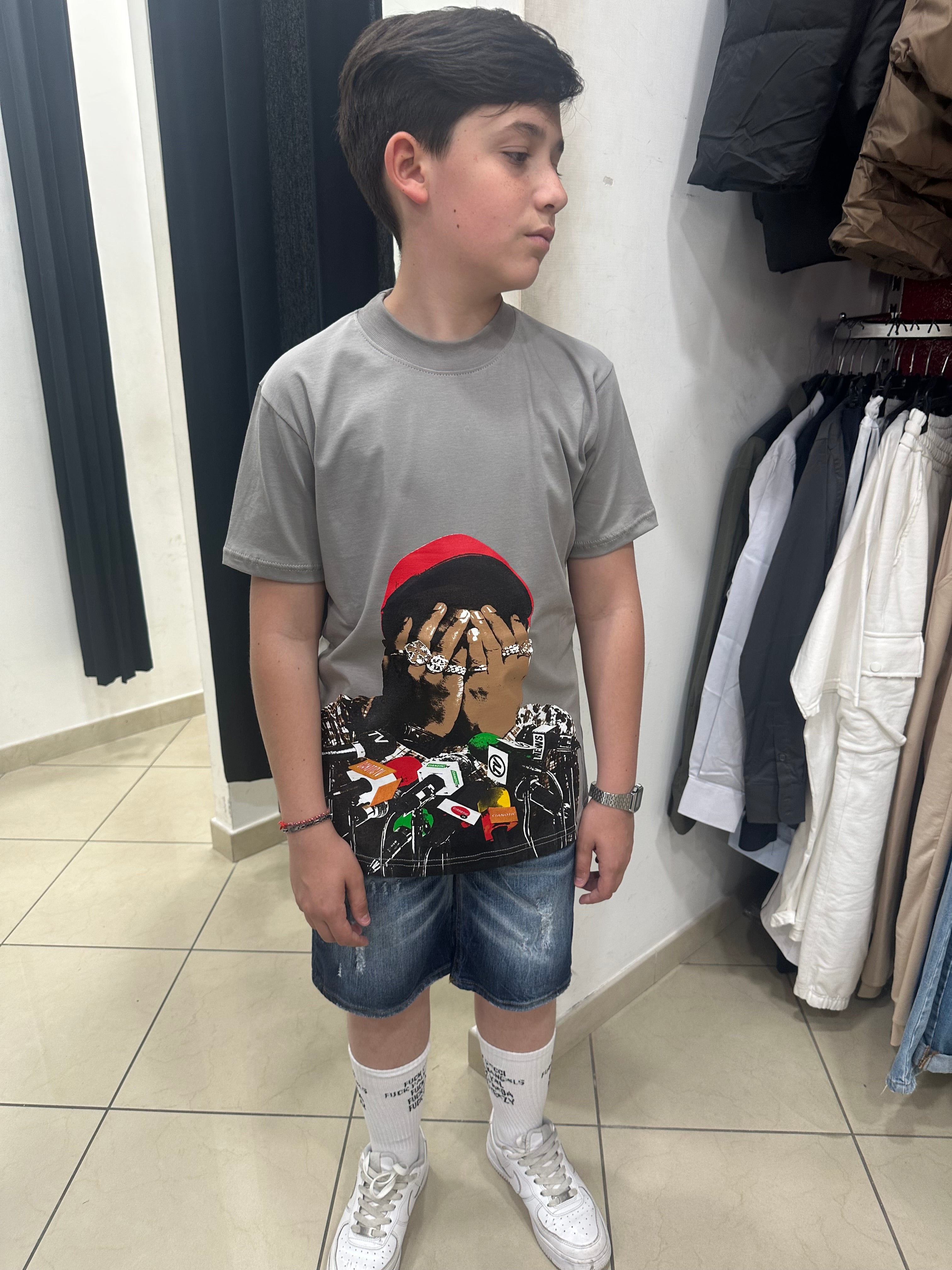 T-shirt Face junior