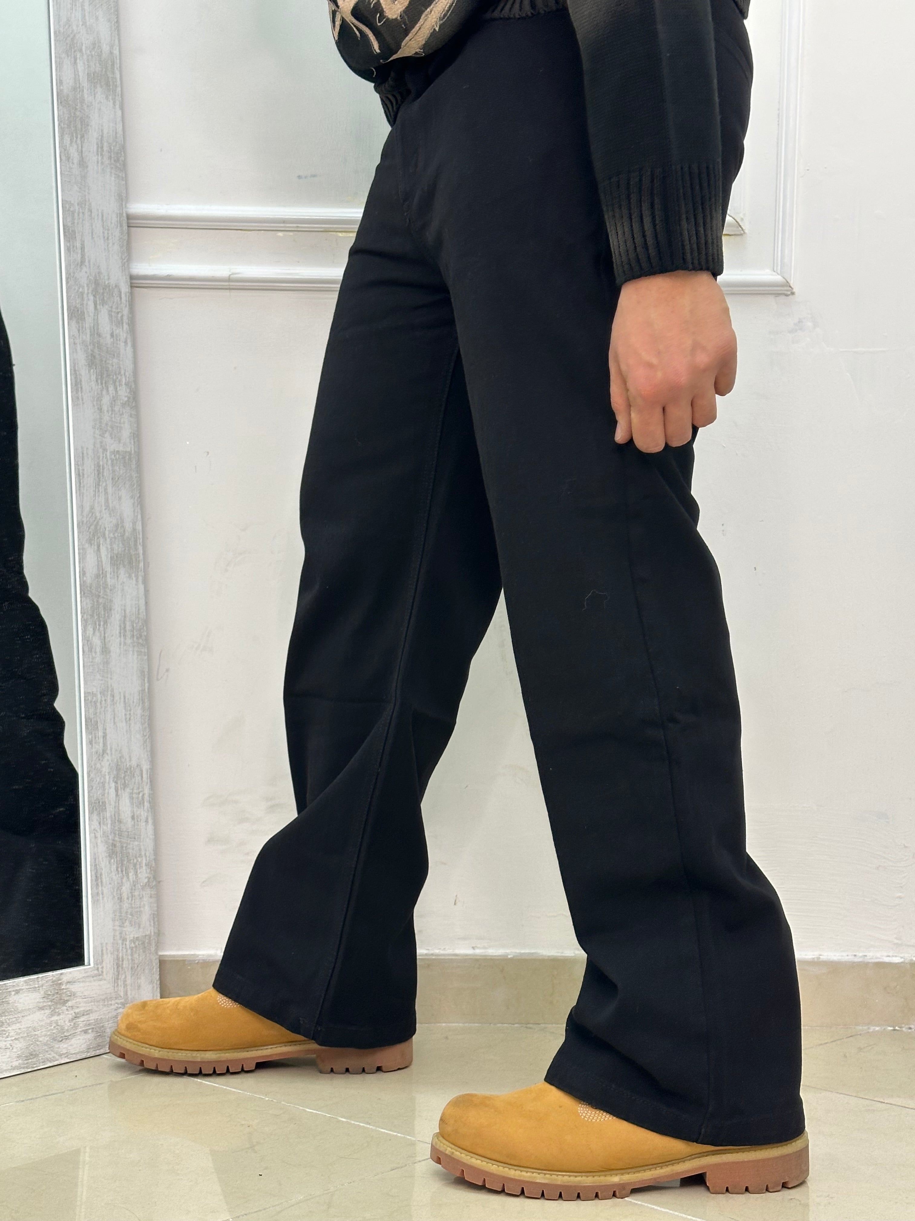 Jeans baggy Black