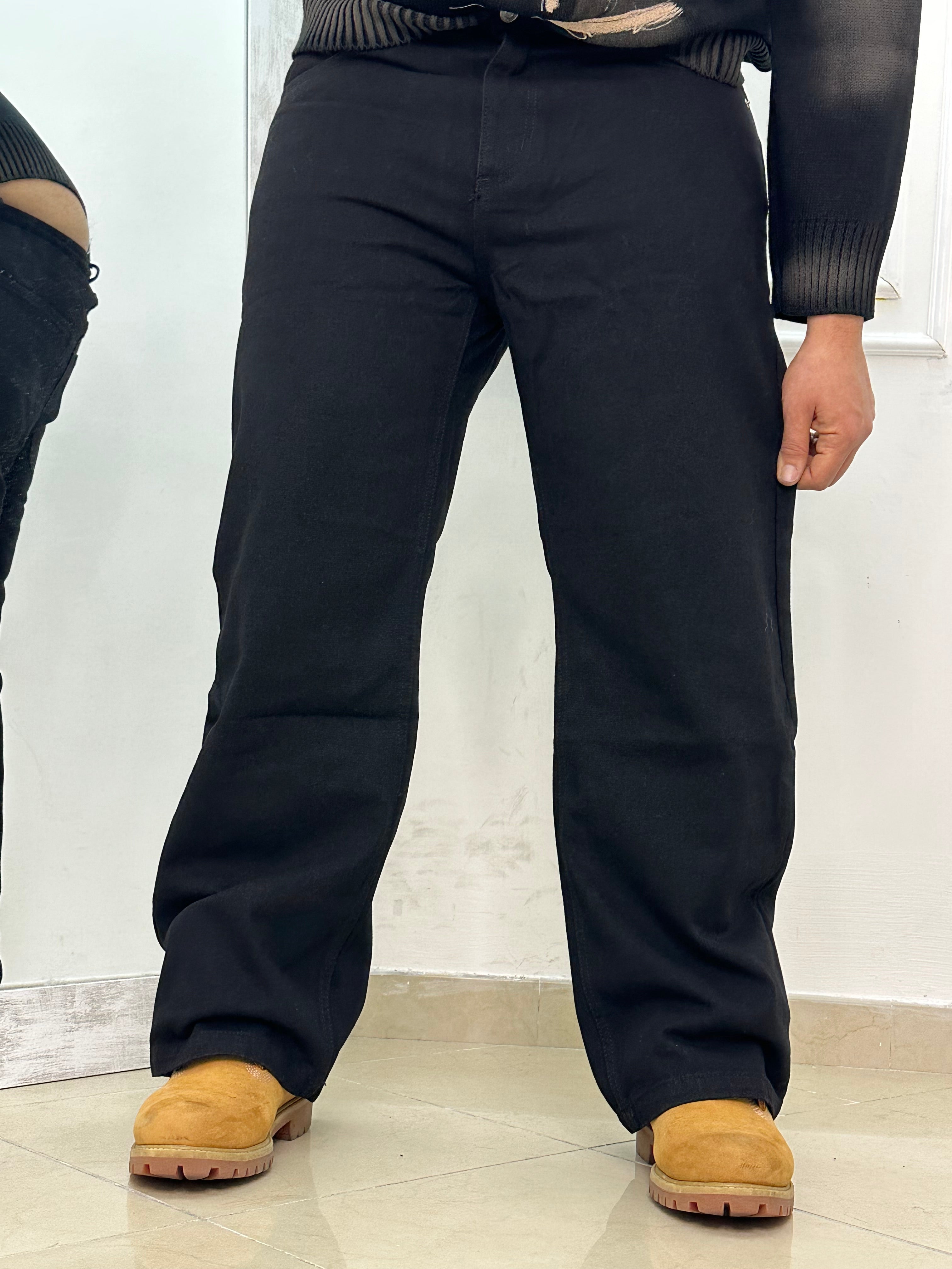 Jeans baggy Black