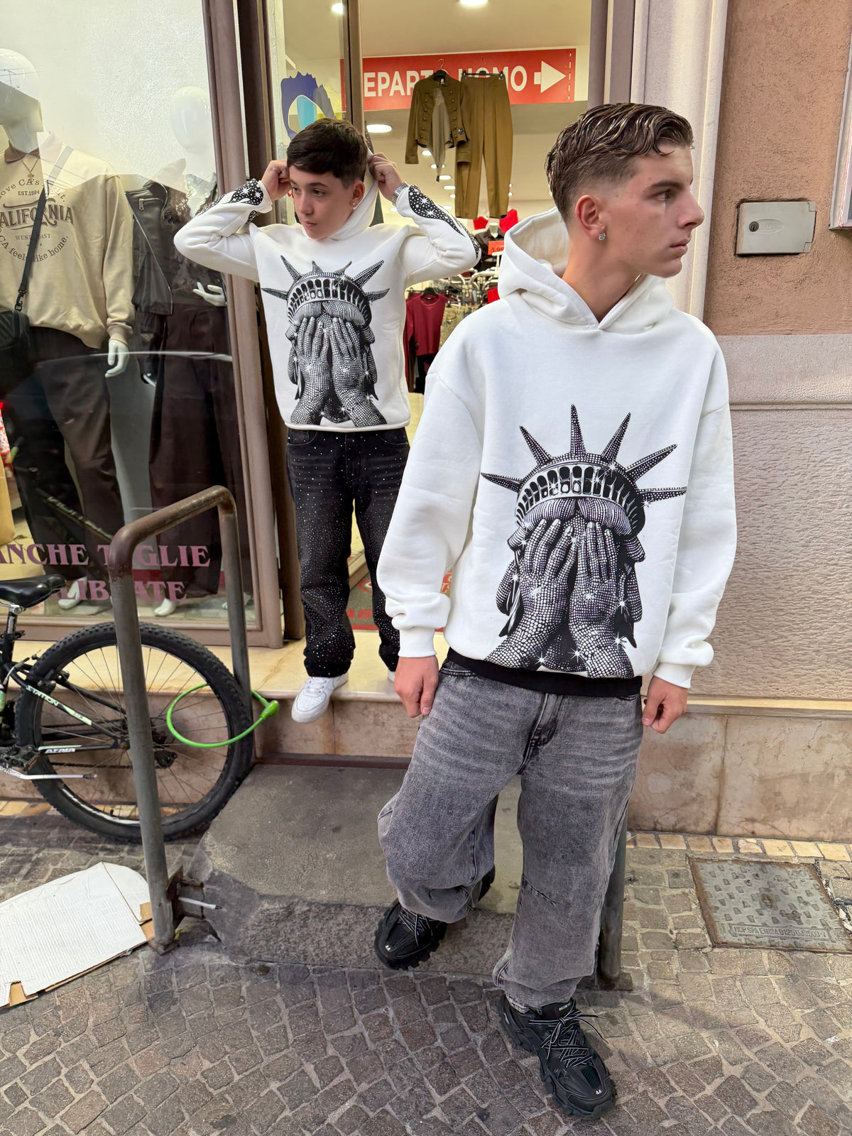 Jeans ballon grey