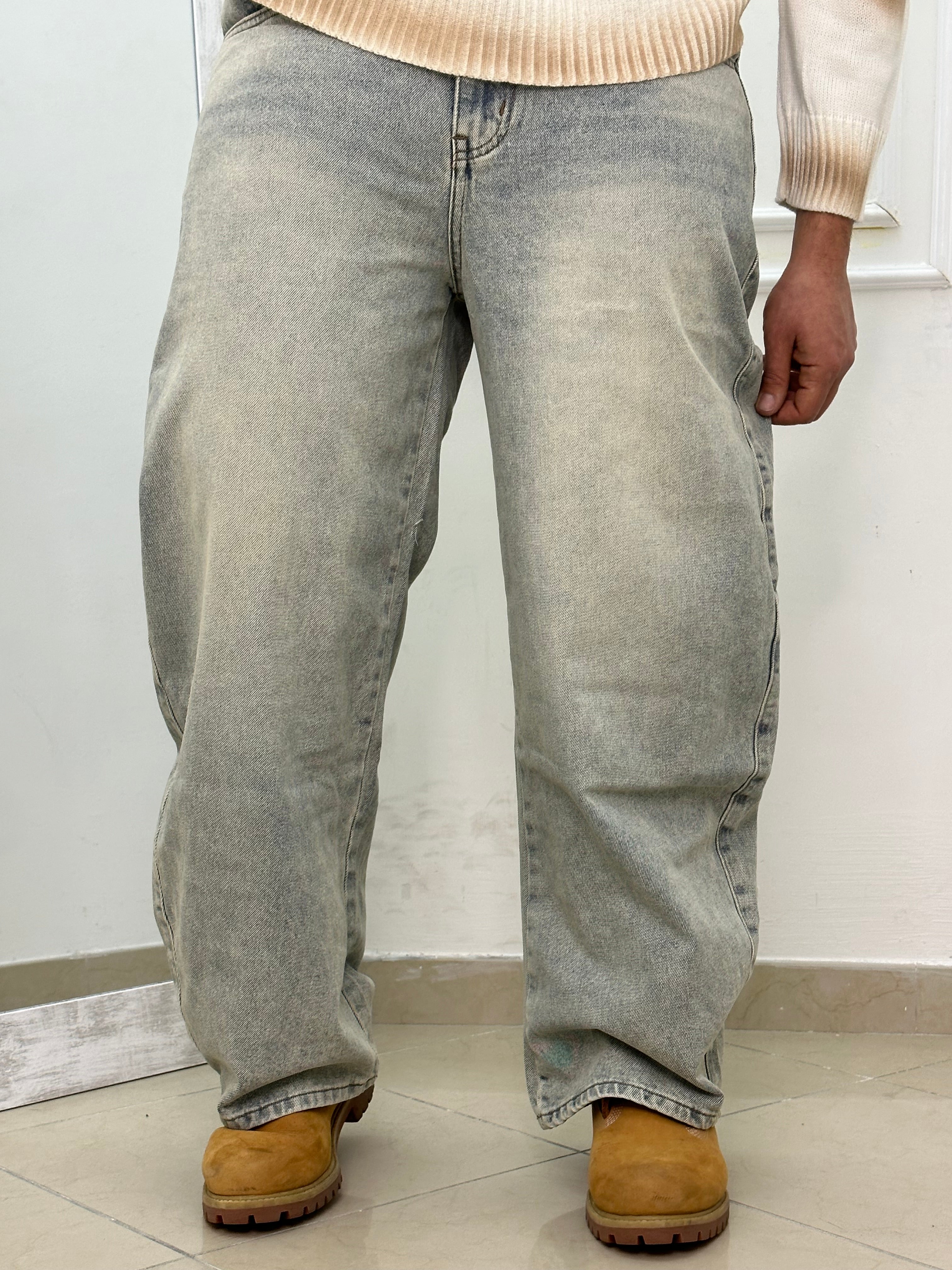 Jeans Baggy sabbiato