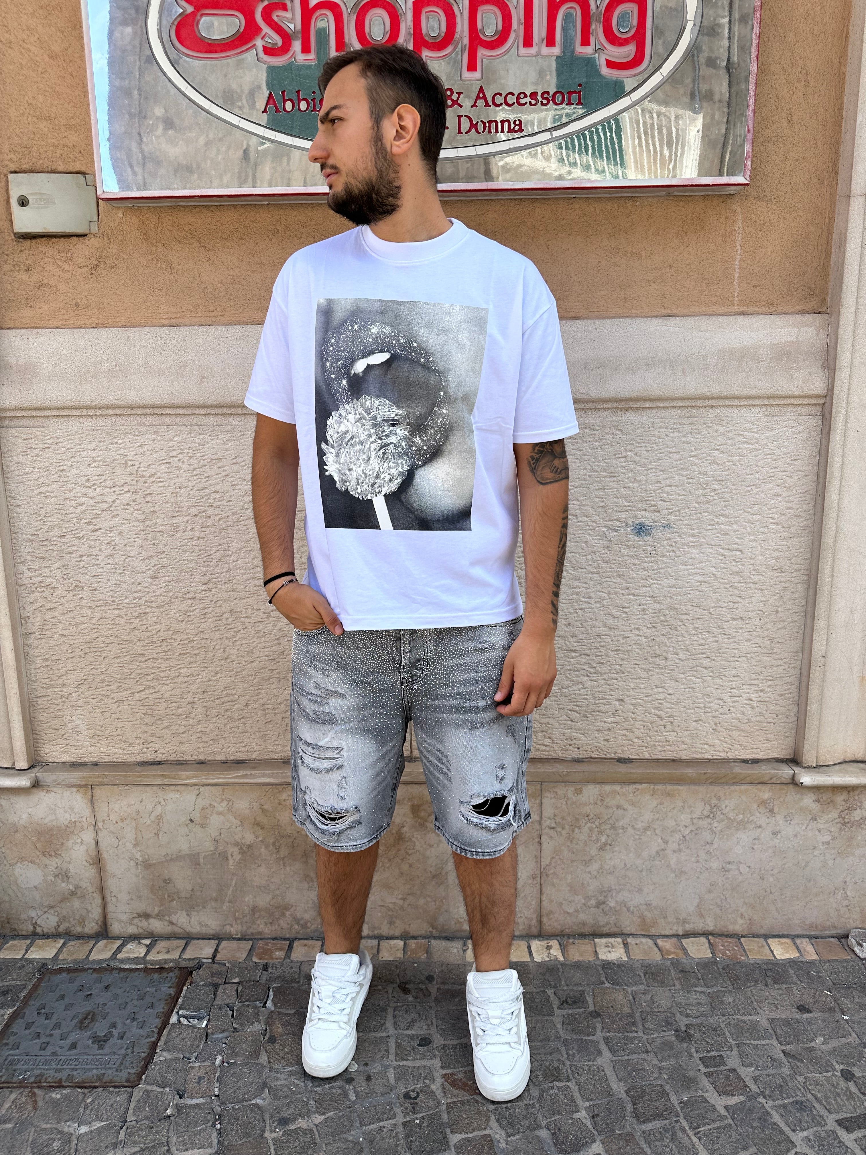Shorts Grey diamond