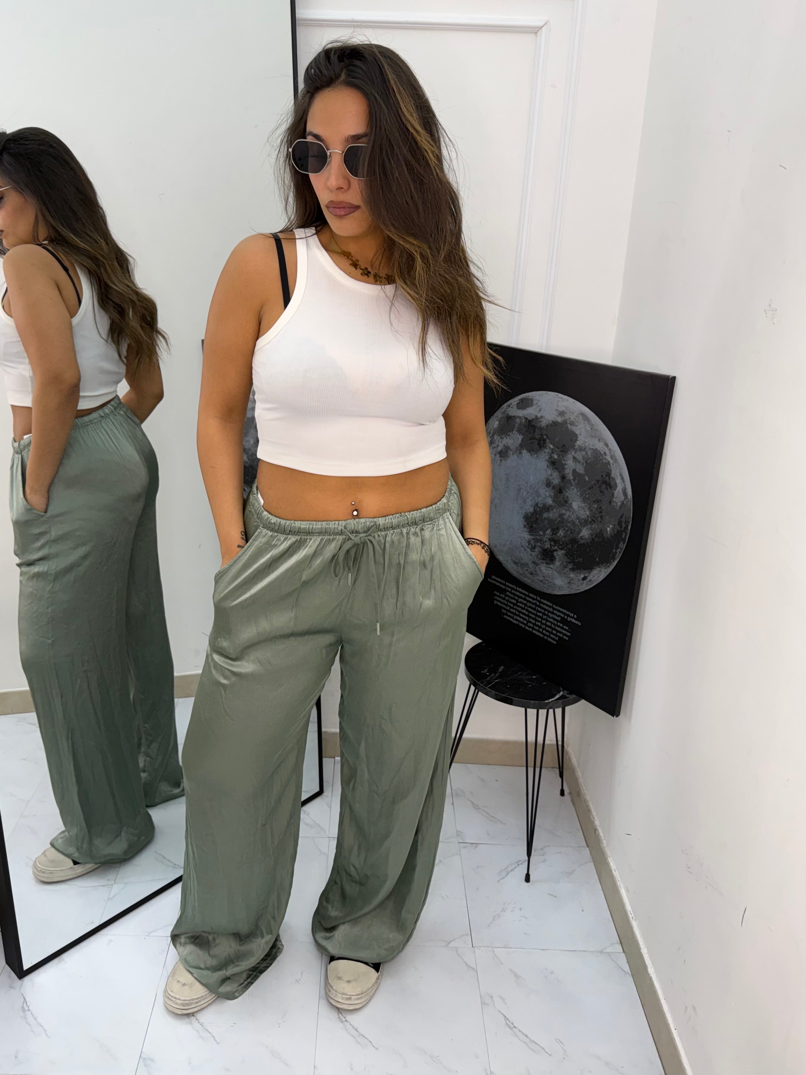 Pantalone Satin