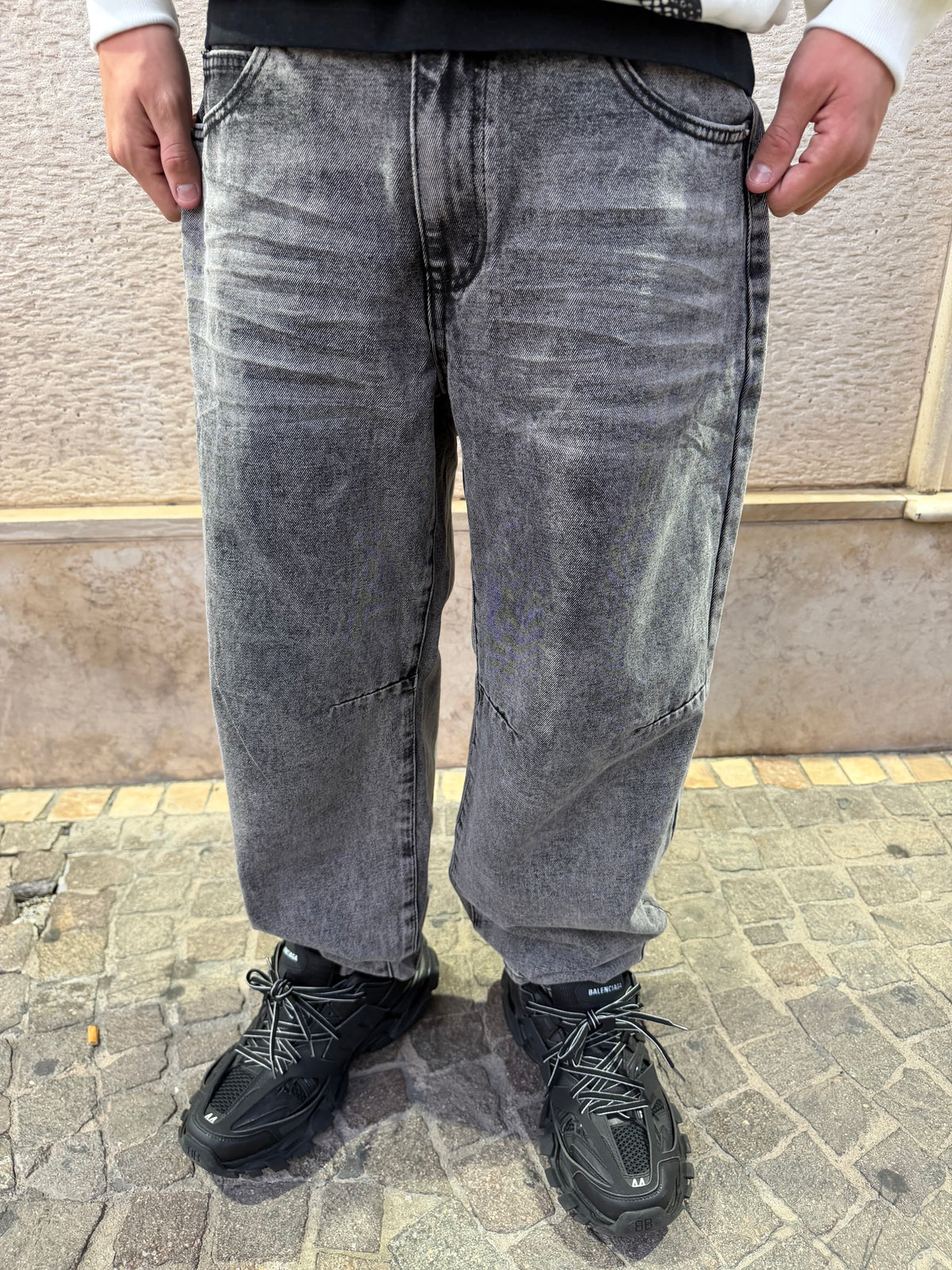 Jeans ballon grey