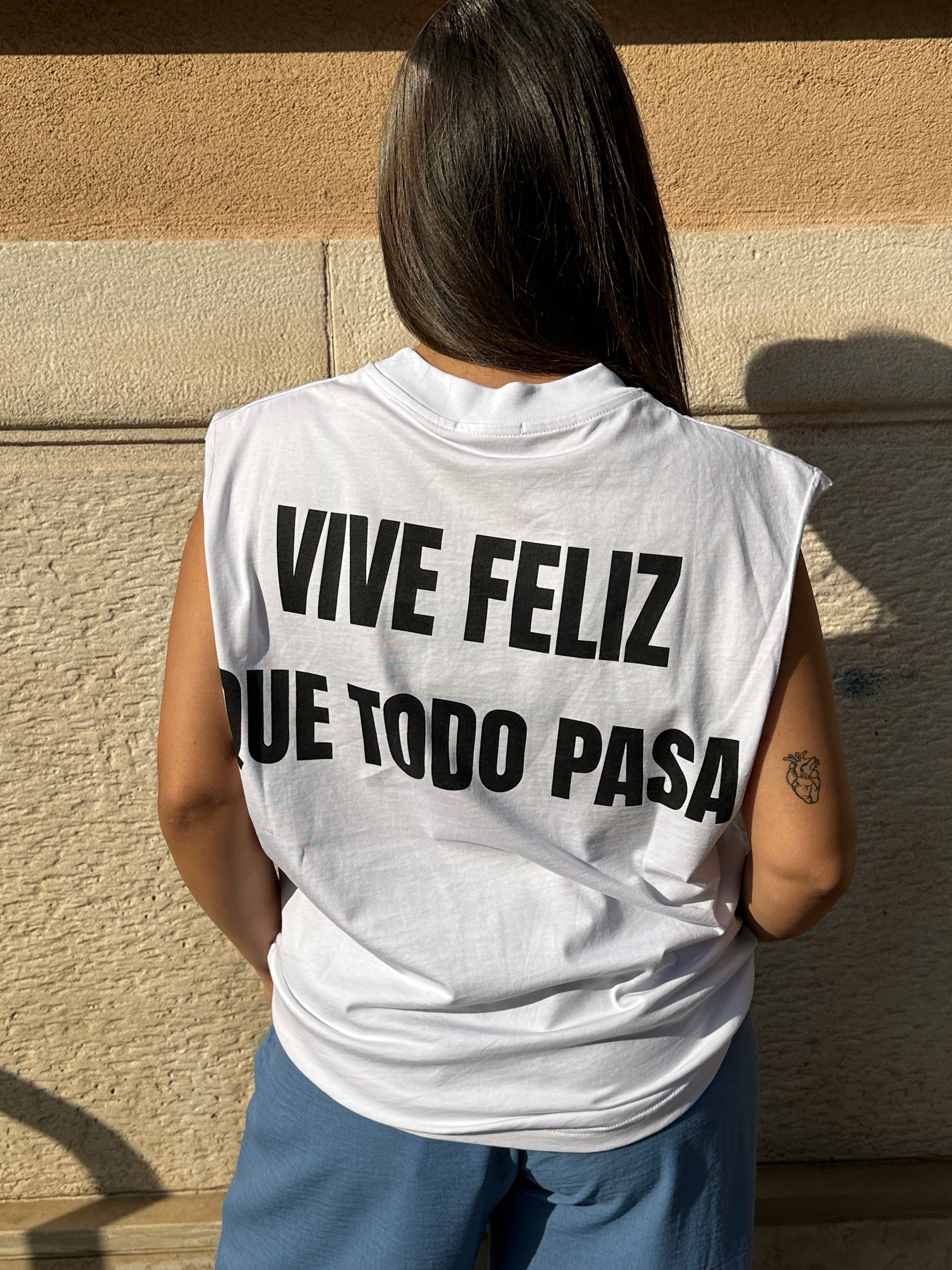Canotte Vive feliz