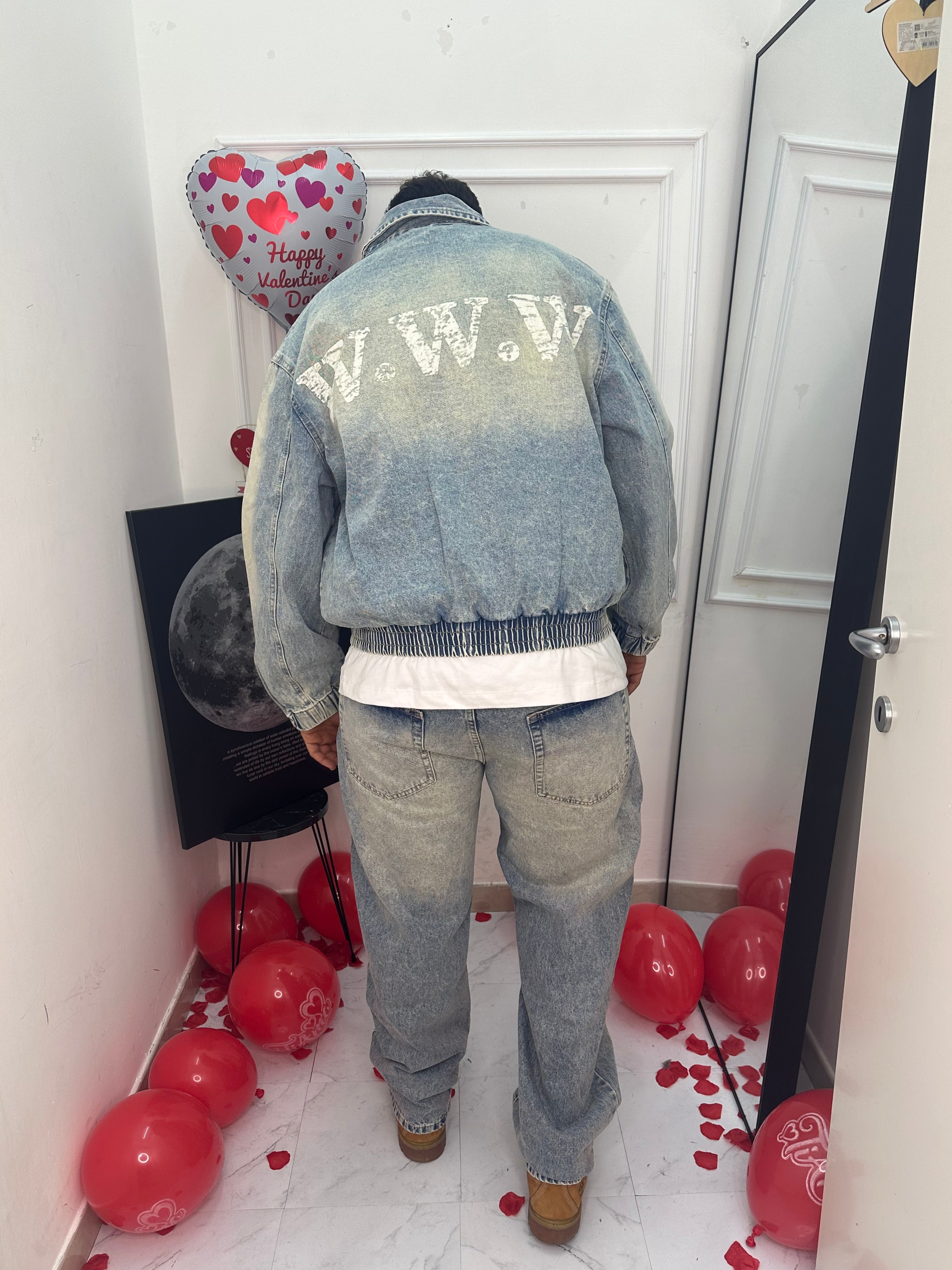 Completo in denim World