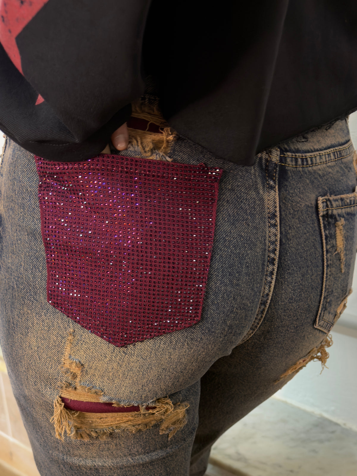 Pantalone Bordeaux